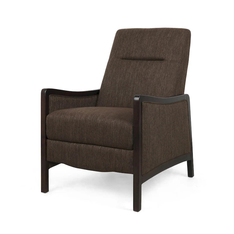 Contemporary Upholstered Pushback Recliner
