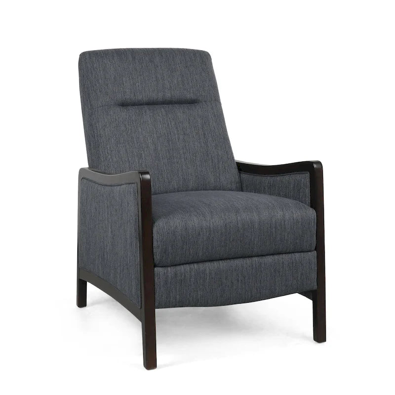 Contemporary Upholstered Pushback Recliner