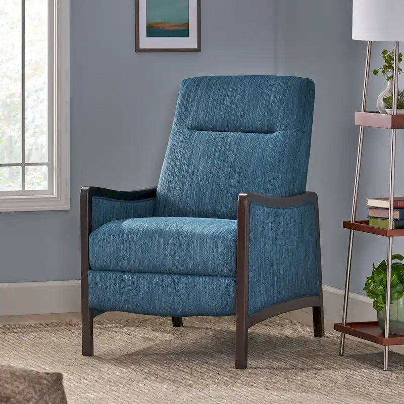 Contemporary Upholstered Pushback Recliner