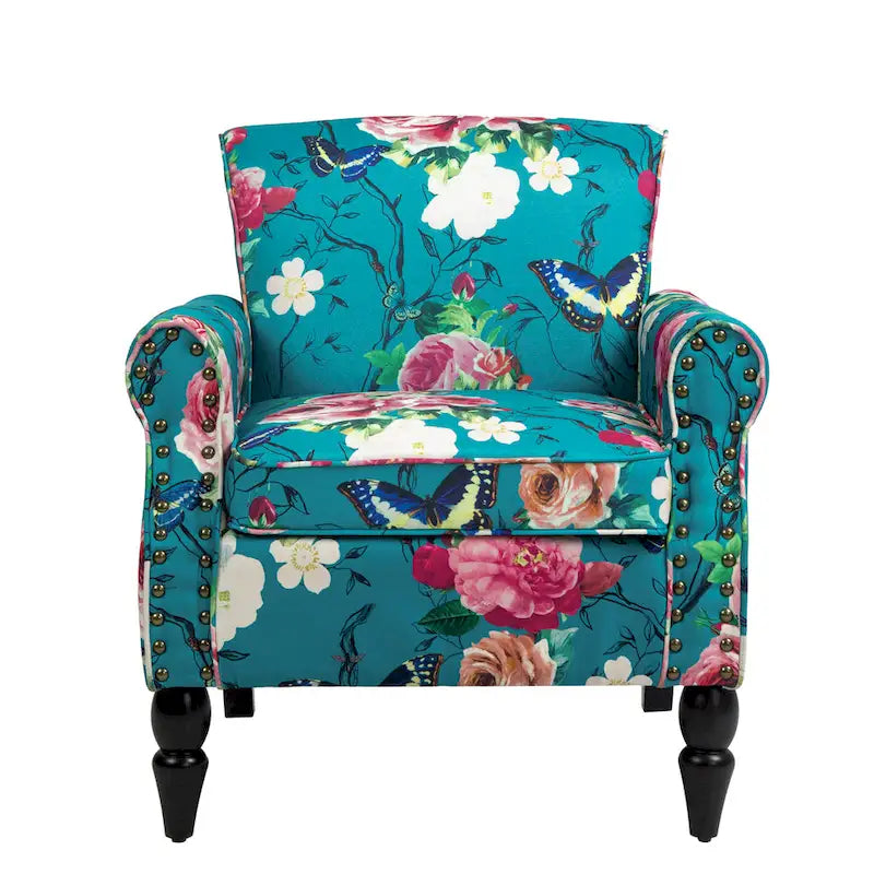 Fauteuil de salon avec finition cloutée - 29.9W x 29.9H x 32.9D