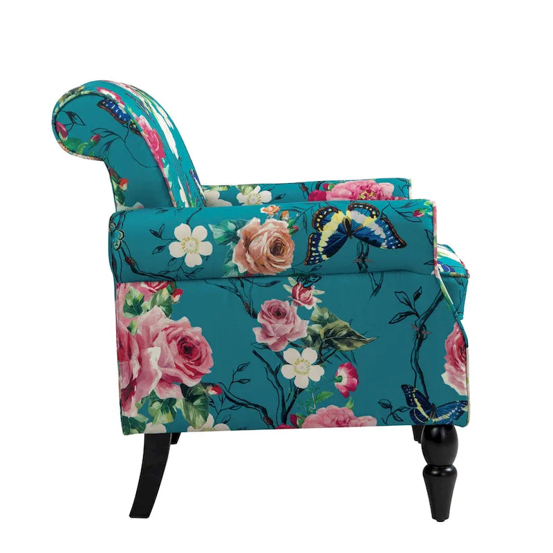 Fauteuil de salon avec finition cloutée - 29.9W x 29.9H x 32.9D