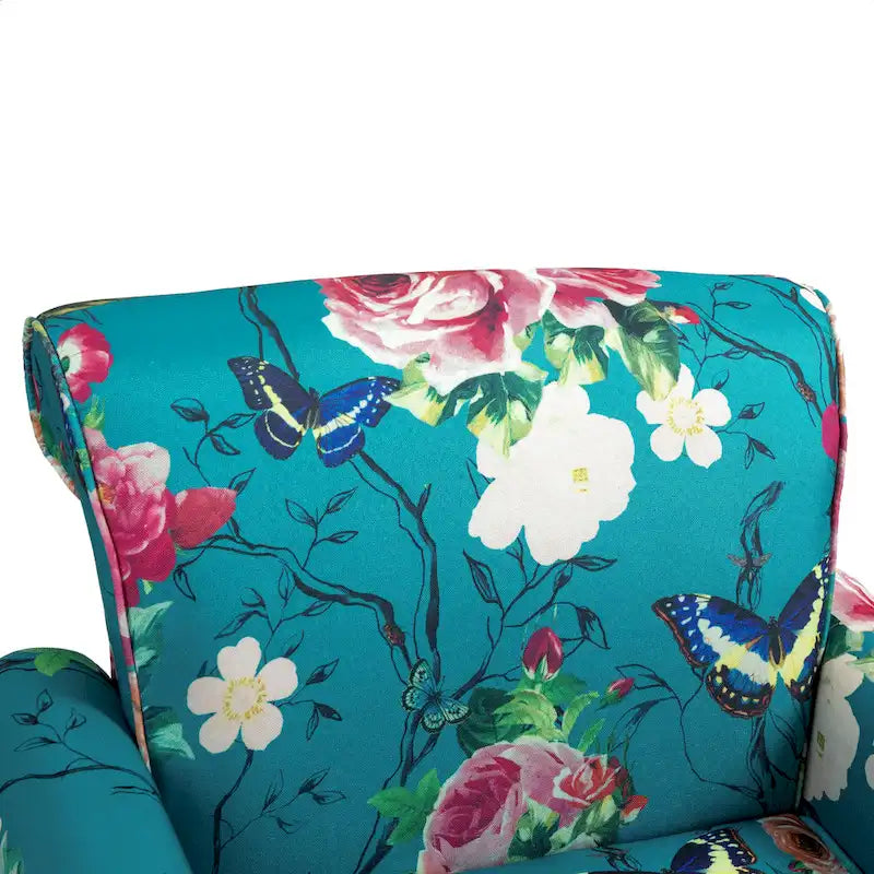 Fauteuil de salon avec finition cloutée - 29.9W x 29.9H x 32.9D