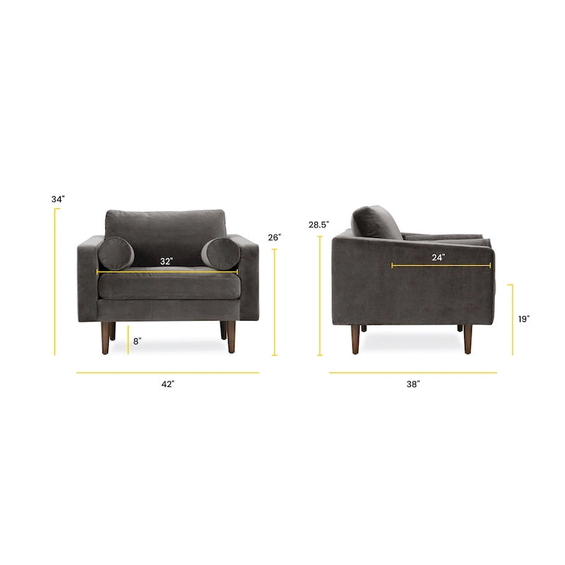 Loungesessel aus Stoff