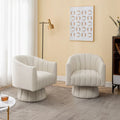 360-Degree Swivel Leisure Barrel Chair (Set of 2)