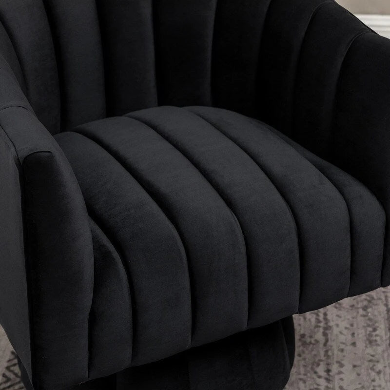 360-Degree Swivel Leisure Barrel Chair (Set of 2)