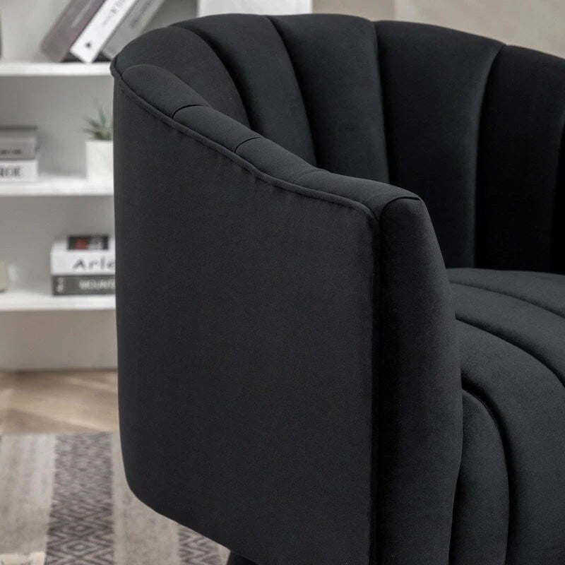 360-Degree Swivel Leisure Barrel Chair (Set of 2)
