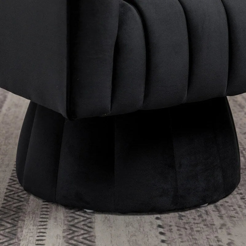 360-Degree Swivel Leisure Barrel Chair (Set of 2)