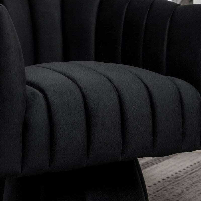 360-Degree Swivel Leisure Barrel Chair (Set of 2)