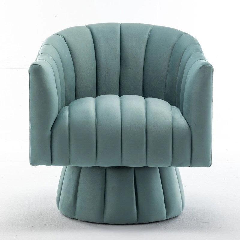 360-Degree Swivel Leisure Barrel Chair (Set of 2)