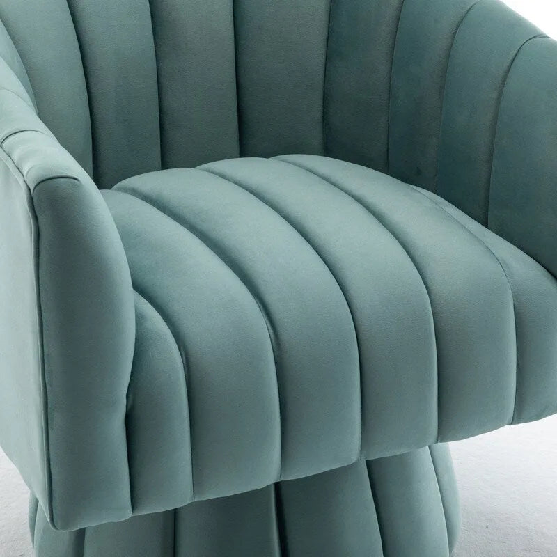 360-Degree Swivel Leisure Barrel Chair (Set of 2)