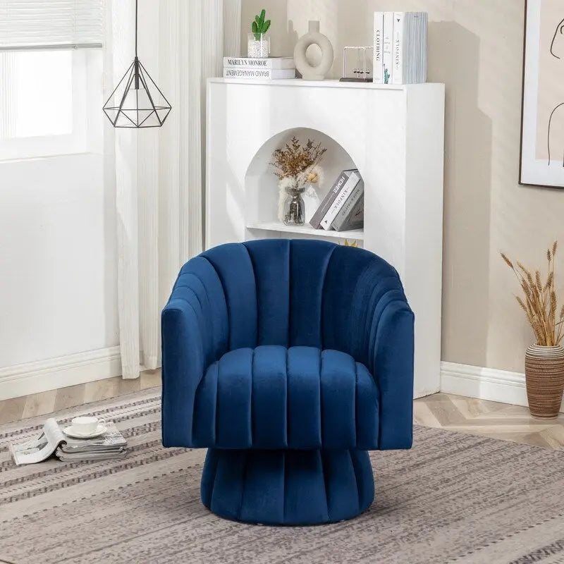 360-Degree Swivel Leisure Barrel Chair (Set of 2)