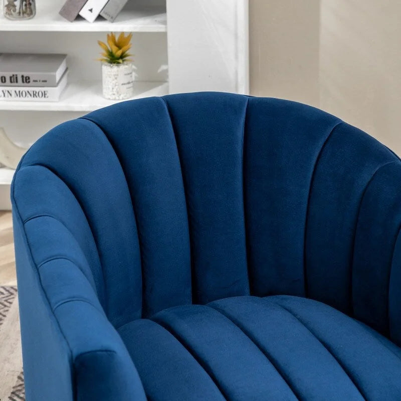 360-Degree Swivel Leisure Barrel Chair (Set of 2)