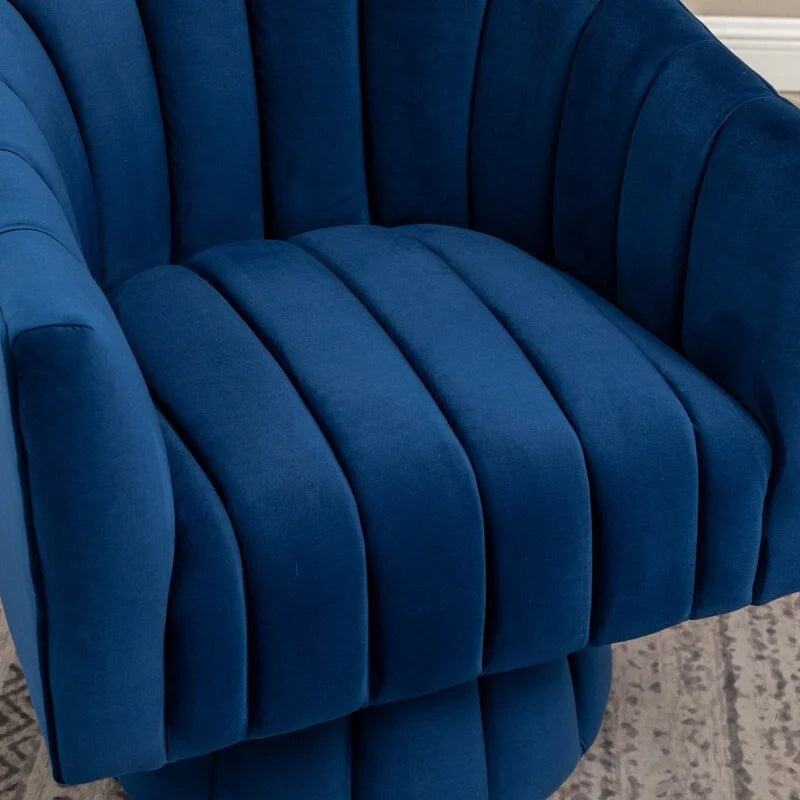 360-Degree Swivel Leisure Barrel Chair (Set of 2)