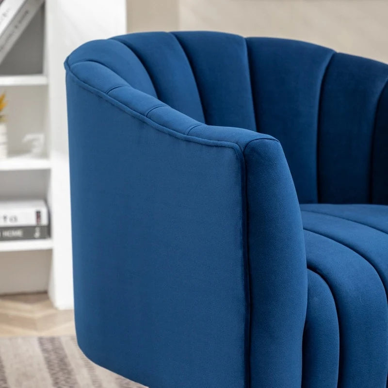 360-Degree Swivel Leisure Barrel Chair (Set of 2)