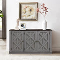 48 Rustic Wood Finish Buffet Cabinet with 3 Doors - Ample Storage - 48 in Width