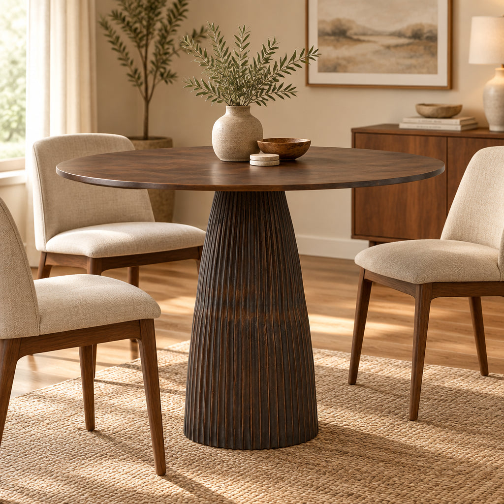 Abbey Aluminum Bistro Table, Bronze