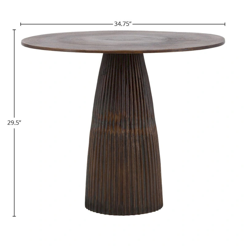 Aluminum Bistro Table, Bronze
