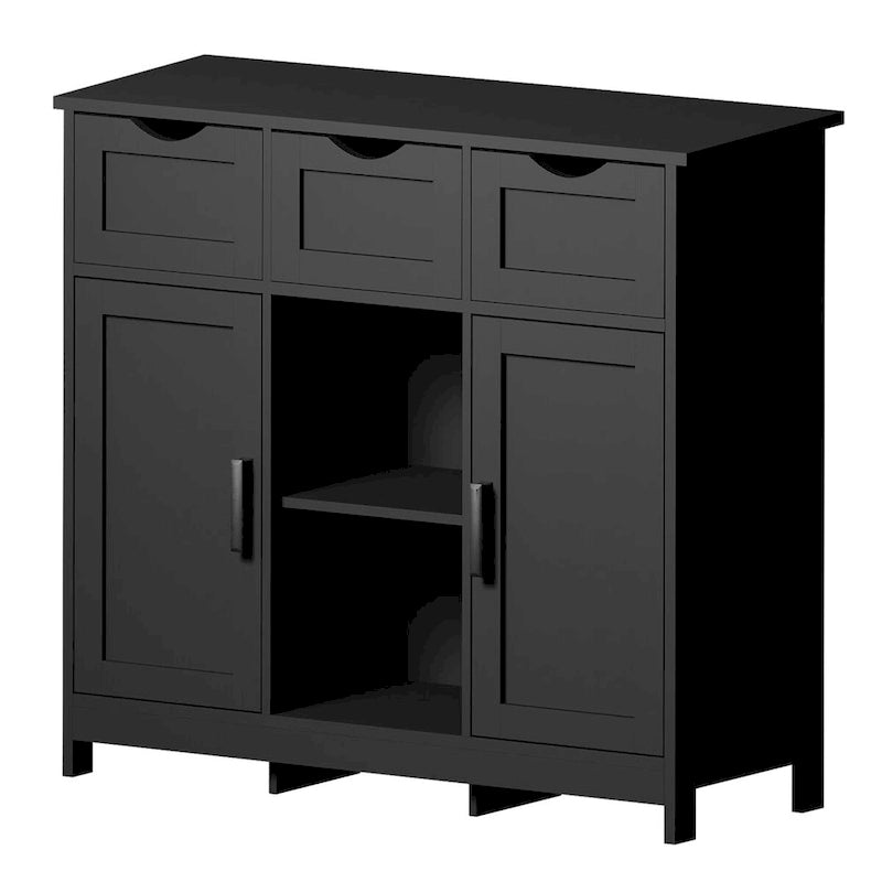 Buffet Sideboard Cabinet with doors and drawers, Coffee Bar Cabinet, Sideboard with Storage