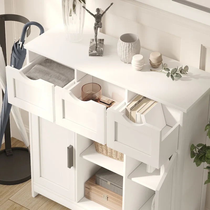 Buffet Sideboard Cabinet with doors and drawers, Coffee Bar Cabinet, Sideboard with Storage
